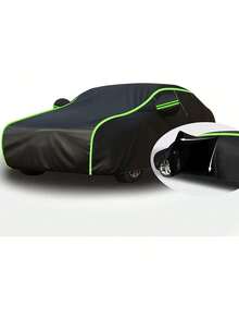 VEKENSEE Cubierta de Coche Impermeable, 530x200x150CM Funda para Coche Exterior Coberturas Completas con Tira Reflectante Cubre Coche Protector de Sol - 1 - Ver 4