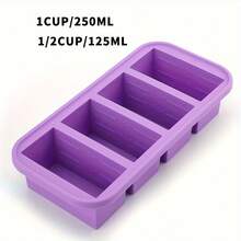 1 hộp đựng thực phẩm bằng silicon có nắp, dung tích 2/4/6 cốc, đựng nước dùng súp, khay làm đá, dùng để đông lạnh súp, nước sốt, nước dùng và thức ăn thừa, dễ lấy ra, hộp đựng tiện lợi để chuẩn bị bữa ăn. - Nhiều màu - Xem 17
