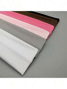 6pcs Elegant & Bohemian Style Wide Headbands, Solid Color Stretchy Elastic Hairbands, Women's Sports Knitted Headwear For Washing Face And Makeup OQVB - Nhiều màu - Xem 7