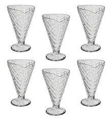 Taça Sorvete 180ml Hauskraft Casquinha Alaska Kit 6 Un. - Transparente - Visão 11