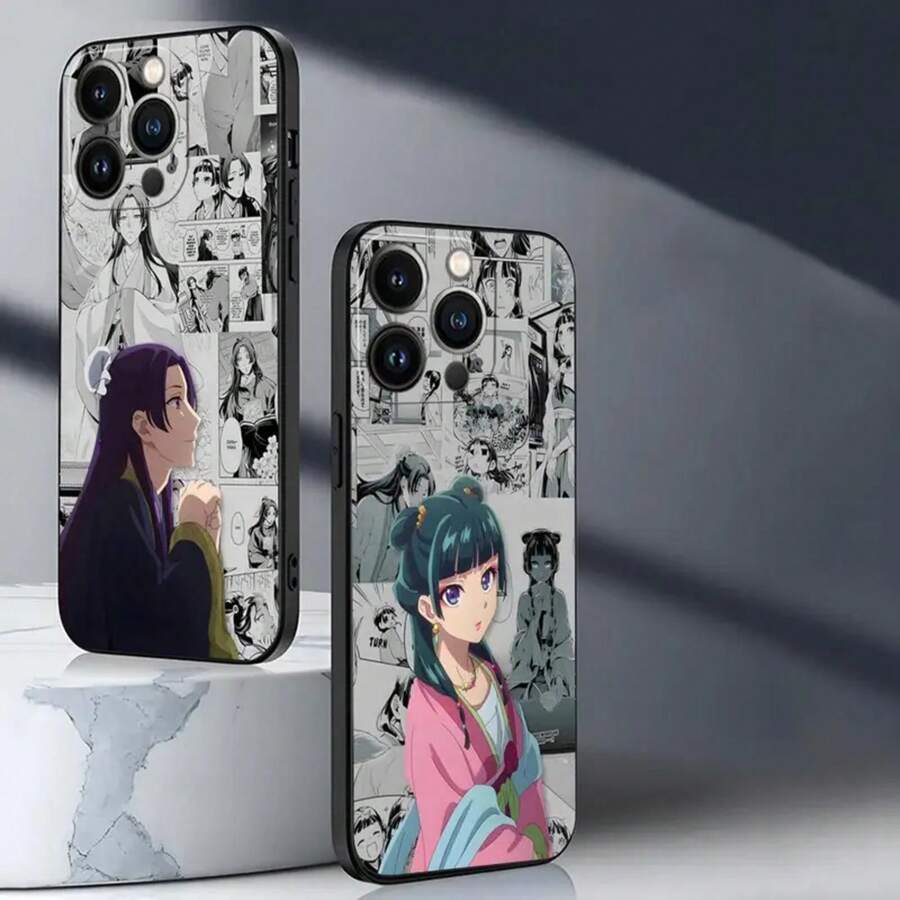 The Apothecary Diaries Phone Case Cover Compatible With 15 11 16 Pro Max 12 Mini 13 14 Xr Xs 6 6s 8 7 Plus Silicone Soft Cover - Compatible With 17 Case, 17 Pro Case, 17 Pro Max Case - Z7 - Xem 1