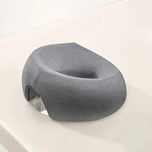 1pc Multifunctional Soft O-Shaped Face Pillow | Soft Fabric, Suitable For All Seasons, Ideal For Adults, Spa And Beauty Salon Use, Zipper Closure - Multicolor - View 2