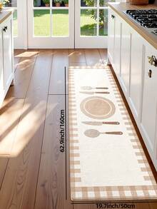 DAJIANG 1片加厚绒面舒适地垫，底部防滑，适用于玄关、厨房等场所，可机洗，易于清洁，家居装饰，适合节日、秋季、冬季、卧室等各种场合。 - 彩色 - 查看 13