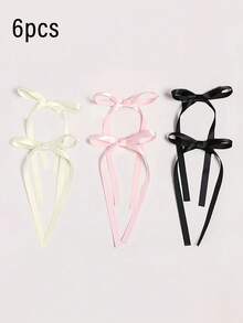 4 piezas/Set Pinzas de pelo con lazo bonito para niñas