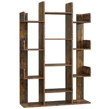 Tree-Shaped Bookcase with 13 Compartments - Vintage Braun - Übersicht 5