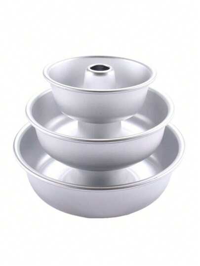 Stampo per torta con foro centrale - Stampo da forno antiaderente in lega di alluminio, stampo speciale in alluminio per ciambelle adatto all'uso in forno, ideale per realizzare eleganti dessert per Ognissanti e Natale.