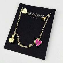 Yves Saint Laurent Lady's Mobile Phone Decorative Chain, Key Decorative Chain, Sweet And Cute, Exquisite, High Quality, Suitable For Daily Use, Gift For Friends, Gift For Festivals, Gift For Anniversaries - Gold - View 10