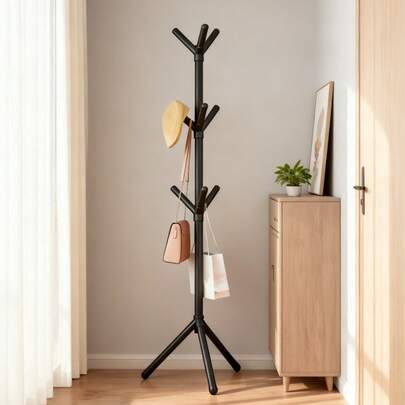 Easy To Assemble Floor Standing Irregular Hangers, Office Wrought Iron Hangers, Bedroom Vertical Hangers, Lobby Hangers