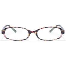 HYCHIC Fashion Fake Glasses Non Prescription  Glasses For Women  Rectangle Office-Siren Y2K Frame - 紅色彩虹花相框 - 查看 12