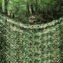 YUNRUX 8 X 8m Camouflage Hunting Net Bundeswehr Camouflage Camo Hunter Flecktarn - Green - View 9