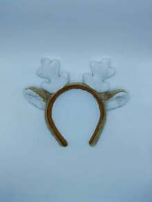 1pc Lovely Deer Antler Headband, Christmas Headpiece With Cute Deer Ears, Decorative Headband. Please Note That Due To Photography, The Actual Color May Have Slight Variations From The Image. - Multicolor - View 4