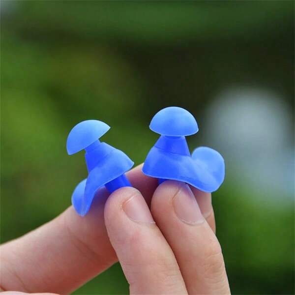 4/6/8pcs Dustproof And Waterproof Earplugs, Swimming Earplugs, Adult Silicone Earplugs, Professional Soft Boxed Earplugs Random Color