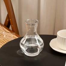 1/4/6 piezas Jarrones modernos pequeños y transparentes, adecuados para la decoración de mesas de boda y restaurantes, macetas de plástico para escritorio y alféizar del hogar, a prueba de roturas y duraderos, diseño minimalista, estilo moderno, jarrones ligeros, jarrones multiusos para propietarios de restaurantes y decoradores