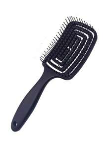 2 piezas/1 pieza Cepillo de masaje flexible de unicolor con diseño hueco, adecuado para hombres y mujeres, peine multifuncional para cabello húmedo o seco, apto para todo tipo de cabello, regalo del Día de la Madre, regalo para amigos, novio y novia, regalo familiar, artículos esenciales de viaje, artículos esenciales de viaje, peinado, peluquería, cepillo de pelo, cepillo para peinado hacia atrás, cepillo de estilo, cepillo para cabello rizado, cepillo de bordes, peine, cepillar el cabello, juego de cepillos de pelo, peinar el cabello, peine para rizos, cepillo desenredante, cepillo de pelo para mujer, cabello, viaje, productos para el cabello, herramientas para el cabello, artículos para el cabello, barbero, accesorios de barbero, barbería, equipo de peluquería