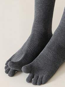 1/3/6 Pairs Men/Women Multicolor Five Toe Socks, Crew Socks, Sports Socks, Minimalist Fashion Versatile Toe Socks, Spring/Summer/Autumn/Winter