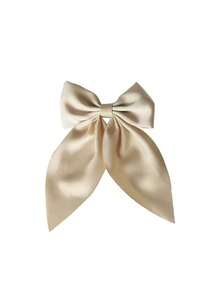 10pcs Random Color Hair Bows Clips For Women, Black Bow White Bow Pink Bows Bow Hair Clips For Women Ribbons Bow Barrettes Satin Hair Bows Long Tail Clips On Bows Party Hair Accessories Valentine's Day Valentines Claw Clips Christmas Gift