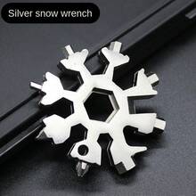 1pc/3pcs Multi-Functional Snowflake Wrench, High Carbon Steel Octagonal Mini Wrench Tool, Portable Keychain Bottle Opener Combination Tool, Suitable For Outdoor And Various Occasions - Mini - View 13