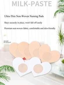 10pcs, Adhesive Breast Lift Tape For Women, Breathable, Invisible, Reusable, Beige Cover - Beige - View 3