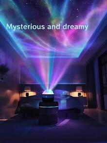 Ocean Wave Projector, Bedroom Night Light Projector, Water Lamp Suitable For Adult Game Room, Home Theater, Ceiling, Room Decor, Christmas Gift, Valentine's Day Gift, Camping Wedding Decor, Halloween Christmas Decor, With 7 Color Patterns And Remote Control, USB Powered