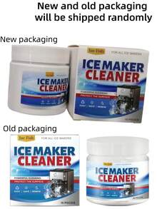 1 pieza Tabletas de limpieza para máquina de hielo Jue Fish, limpieza profunda del hogar, descalcificación y desodorización, tabletas de limpieza para máquinas de hielo, fácil de eliminar el sarro y los olores para máquinas de hielo domésticas y comerciales, fórmula con ácido cítrico, apto para uso doméstico, restaurante y mantenimiento diario