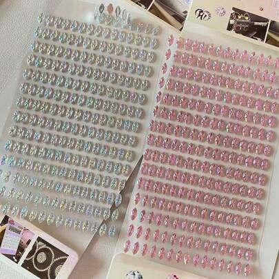 Gemstone Crystal Acrylic Connecting Diamond Stickers