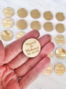 1/10/20 pièces Étiquettes rondes personnalisées en miroir, 3,5 cm, Or/Or rose/Argent. Étiquette de baptême, Étiquette miroir pour chocolat, Nom de bébé, Cartes de placement de mariage personnalisées, Étiquettes en miroir acrylique gravées de noms pour table, Pour anniversaires, Pour anniversaires, Mariages, Pour pendaison de crémaillère - Multicolore (3,5*3,5 cm rond) - Voir 6