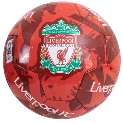 Liverpool FC Graffiti Football (Red) - 100% Mixed - (TA12703)