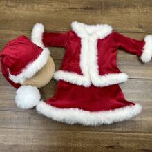 Rekwizyty do fotografii noworodkowej, stroje do sesji zdjęciowych dla niemowląt, świąteczne stroje dla niemowląt, pamiątkowe gadżety na temat rozwoju dziecka