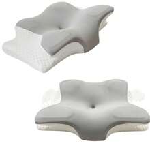 Orthopedic Pillow With Cervical Wings Anti-Snoring Apnea Ergonomic Premium Foam Comfortable - 彩色 - 查看 10