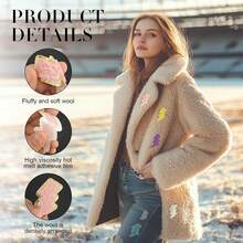 12 PCS Chenille Patches Bolt Iron On Patches Embroidery Patch Hats Jackets Backpacks Socks Clothing - Chenille - View 2