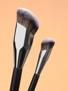 MAANGE 3pcs/20pcs Professional Makeup Brush Set, Including Foundation Brush, Concealer Brush, Highlighter Brush, Eyeshadow Brush, Blush Brush, Contour Brush And Other Makeup Tools, Soft Bristles, Portable, Travel Makeup Brush Set, Gift For Women And Girls, Makeup Brush Set, Makeup Brush Set, Makeup Brush Set, Complete Makeup Brush Set, Makeup Brush Set, Makeup Brush Set, Makeup Gift Set - Black - View 5