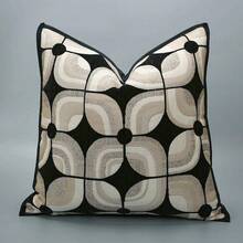 1 Stück Luxus Kissenbezug Design mit Säumen, dekorativer Überwurf Kissenbezug für Sofa, Wohnzimmer, Schlafzimmer Dekoration