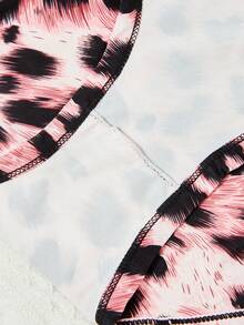 6pcs/Pack Plus Size Women Leopard Print Sexy Elastic Comfortable Briefs - Multicolor - View 10