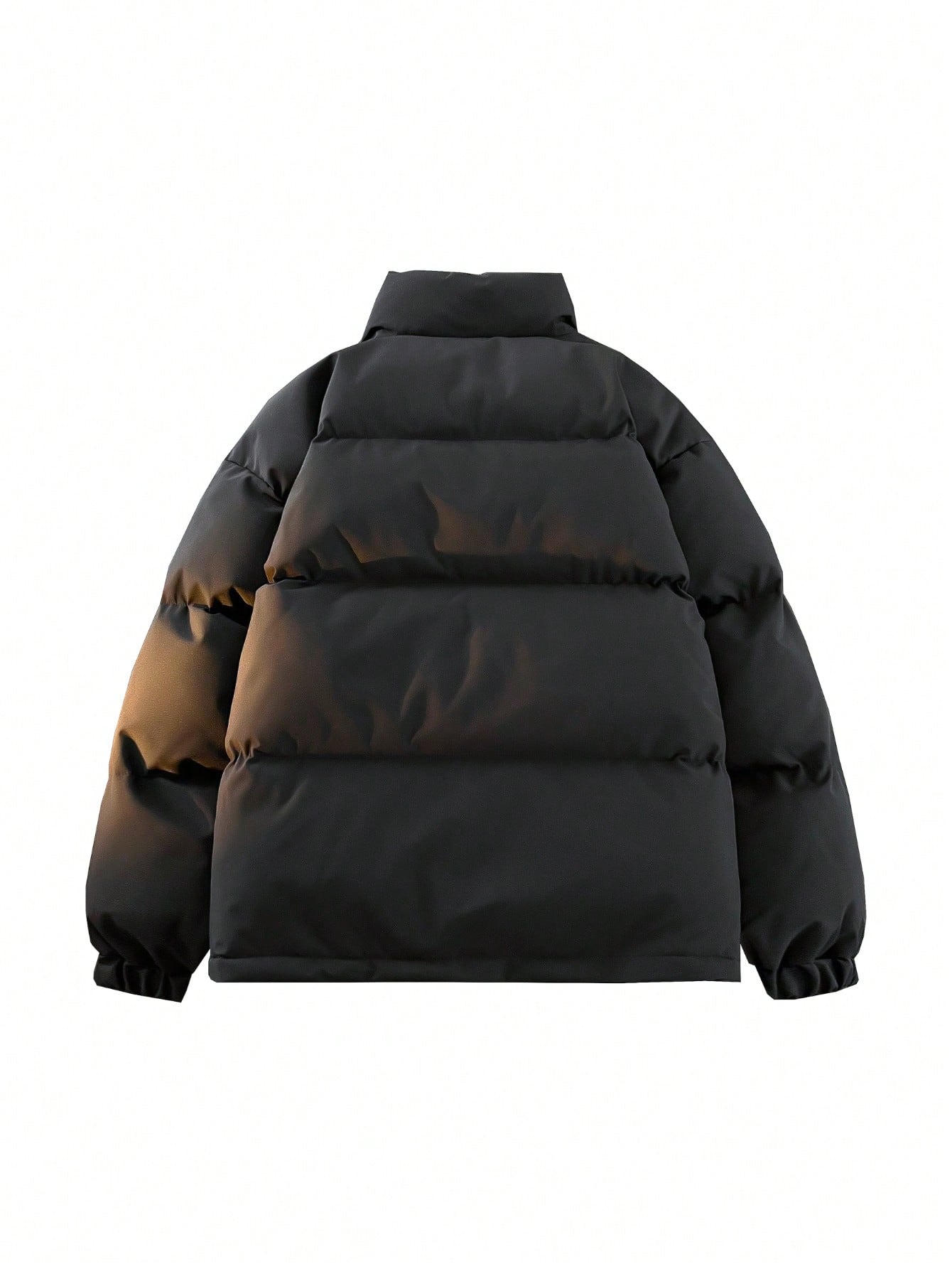 1 قطعة جاكيت رجالية ذات ياقة عالية باللون الأسود،...