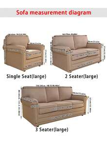 1 Stück Plüsch Jacquard einfarbige Sofabezug für alle Jahreszeiten, Stil rutschfest, schmutzabweisend, haustierfreundlich, Komplettbezug für 1/2/3-Sitzer Sofa