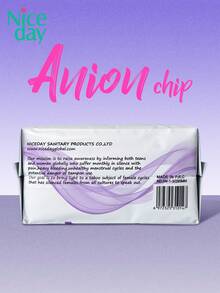 Niceday 48pcs/6packs, 285mm Negative Ion Sanitary Pads, Overnight Panty Liners, Ultra-Thin Period Pads, Soft Menstrual Pads, Super Absorbent, Extra Dry, Leak-Proof, Breathable, Non-Irritating, Comfortable For Intimate Area