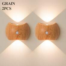 LED Smart Motion Sensor Wall Light, Wireless LED Wall Lamp, Battery Powered Night Light, Rotatable, Easy Installation, Adjustable Color Temperature And Brightness, Suitable For Corridor, Bathroom, Bedroom, Kitchen, Cabinet, Stairs, Entrance, Bedside, Table, Wardrobe, Home Decor, Living Room - Multicolor - View 13