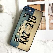 License Plate Phone Case Covercompatible with  15 16 14 Plus 13 12 Mini 11 Pro Max X XR XS Max 7 8 Back Cover,Covercompatible with  17 Hülle, 17 pro Hülle, 17 promax Hülle - TT4917 - Übersicht 2