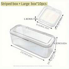 Pudełko do przechowywania z przezroczystą pokrywką 1/4/5/15 szt., do przechowywania lakierów do paznokci, bransoletek, naszyjników, gablotki na biżuterię, przenośne pudełko na bransoletki z powłoką antyoksydacyjną, dekoracja pokoju, torby, kosmetyczka, toaletka, podróż, kosmetyczka, organizer, przechowywanie, niezbędny element podróży, organizer na kosmetyki, kosmetyczki, kosmetyczka, organizer na biurko, kosmetyczka, kosmetyczka, organizer na kosmetyki, akcesoria toaletowe, kosmetyczka, kosmetyczki, pudełko na biżuterię, saszetka, uchwyt na pędzle do makijażu, uchwyt na pędzle, organizer na perfumy, torebka saszetka