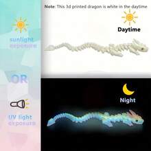 1 قطعة تمثال تنين صيني ثلاثي الأبعاد مضيء بتصميم بيضة التنين، لعبة إبداعية، ديكور مضيء كامل الحركة