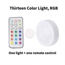 1/3/6 piezas Luces de gabinete LED de colores con control remoto - Alimentadas por batería, luces de pintura, luces de pintura LED magnéticas con control remoto regulable y temporizador, luces nocturnas LED de gabinete con pulsador, luces de decoración de pasillo y armario, 16 modos de iluminación, luces de exhibición de arte, adecuadas para marcos, decoración de pared, interior, aplicables a dormitorio, sala de estar, decoración del hogar, armario y pasillo