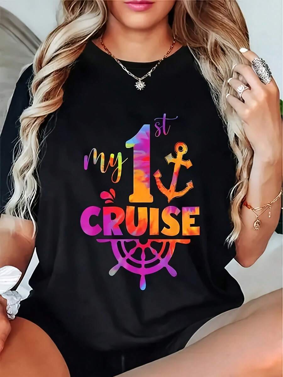 Mi primer crucero y un crucero divertido - Negro - Ver 1