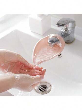 1个儿童水龙头延长器，可调节防溅适配器，适用于幼儿洗手，便携式家用工具，四季皆宜，新手父母必备培训用品