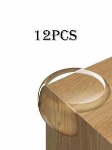 1/4/12 Stücke transparente Tischeckenschützer - verstärktes Design - Haustier-Sicherheitsstoßfänger, rutschfeste Möbelkantenschutz für Tische, Stühle, Betten - Stöße vermeiden (rund, L-förmig)