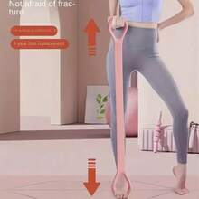 1pc Silicone 8-Shape Resistance Band For Shoulder Stretching, Multifunctional Resistance Rope, Yoga Assist Equipment - Multicolor - View 6