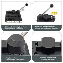 Multi-Function Manual Jewelry Ring & Earring Bending Tool, Suitable For Bending Silver, Gold, Copper, Iron, Stainless Steel Wire - Multicolor - View 8