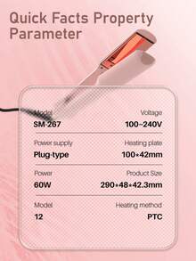 1.6 英寸钛金属平板直发器和卷发器二合一，适合所有发质的最佳卷发器，双电压旅行平板直发器，直发器，表面光滑，加热速度快，拉直头发所需的时间和步骤更少，适合所有长度的头发，更大的夹板可一次抓住更多头发