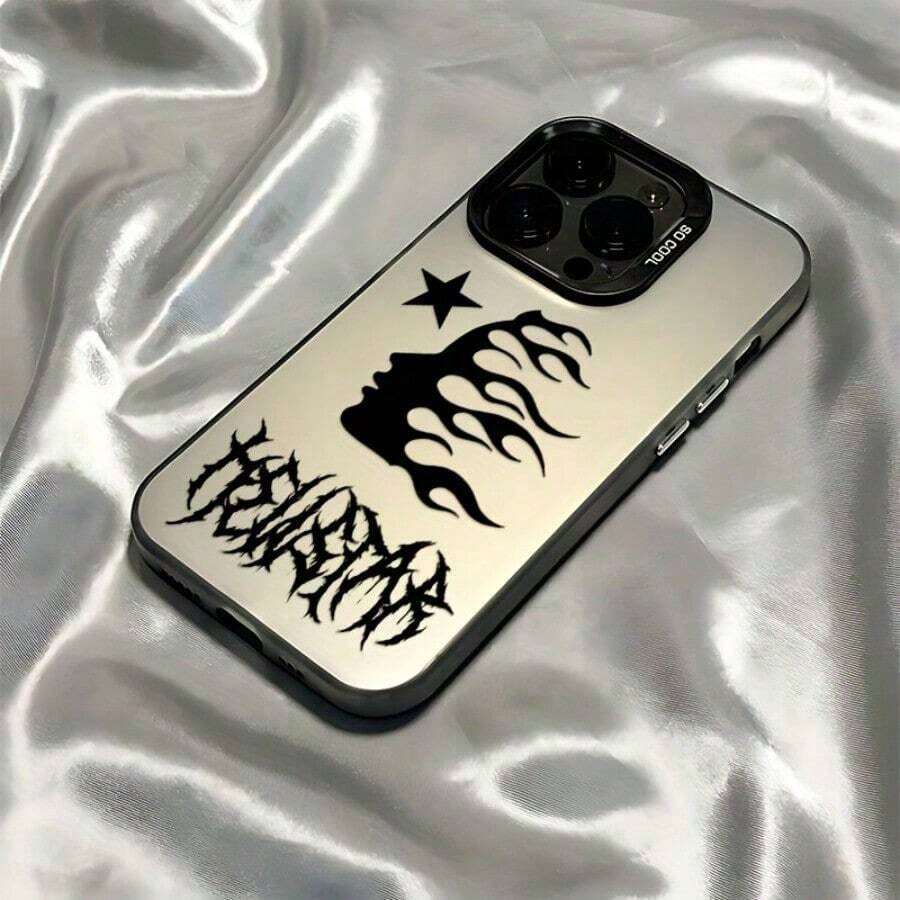 HellstarS Fashion Logo Case For IPhone 16, 15, 14, 13, 12, 11 Pro Max, X, XR, XS Max, 8, 7 Plus Drop Resistant Scrub Back Cover Gift For Oneself - 樣式1 - 查看 1