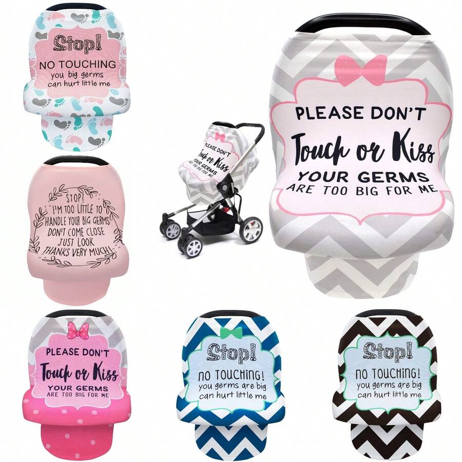 Autositzüberzüge für Babys, Autositzüberdachung, Stillschal für Mütter, Mehrzweck-Überdachung für Babytragetasche/Kinderwagen/Einkaufswagen, Babyparty-Geschenke für Jungen und Mädchen