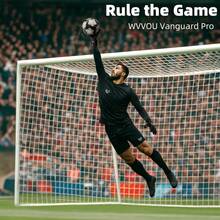 成人及青少年守门员手套，专业守门员手套，透气足球手套，高性能守门员手套，掌心采用 4+3mm 超强抓握乳胶材料。 - 黑金色 - 查看 4